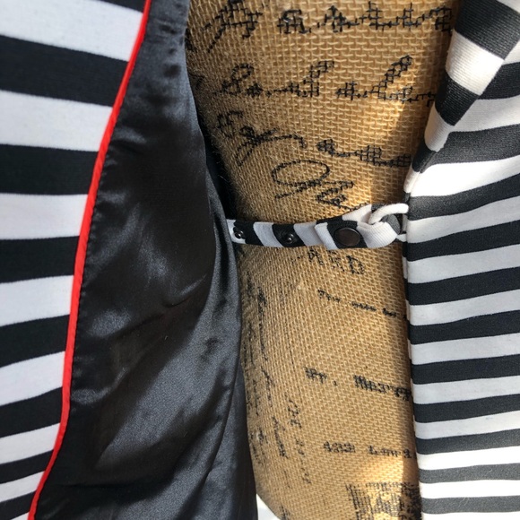 Striped spring wrap jacket - Picture 6 of 7